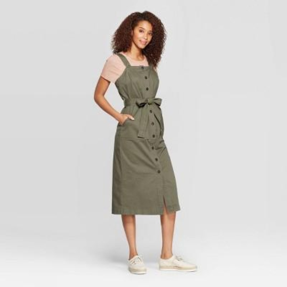Target Button Down Midi Dress